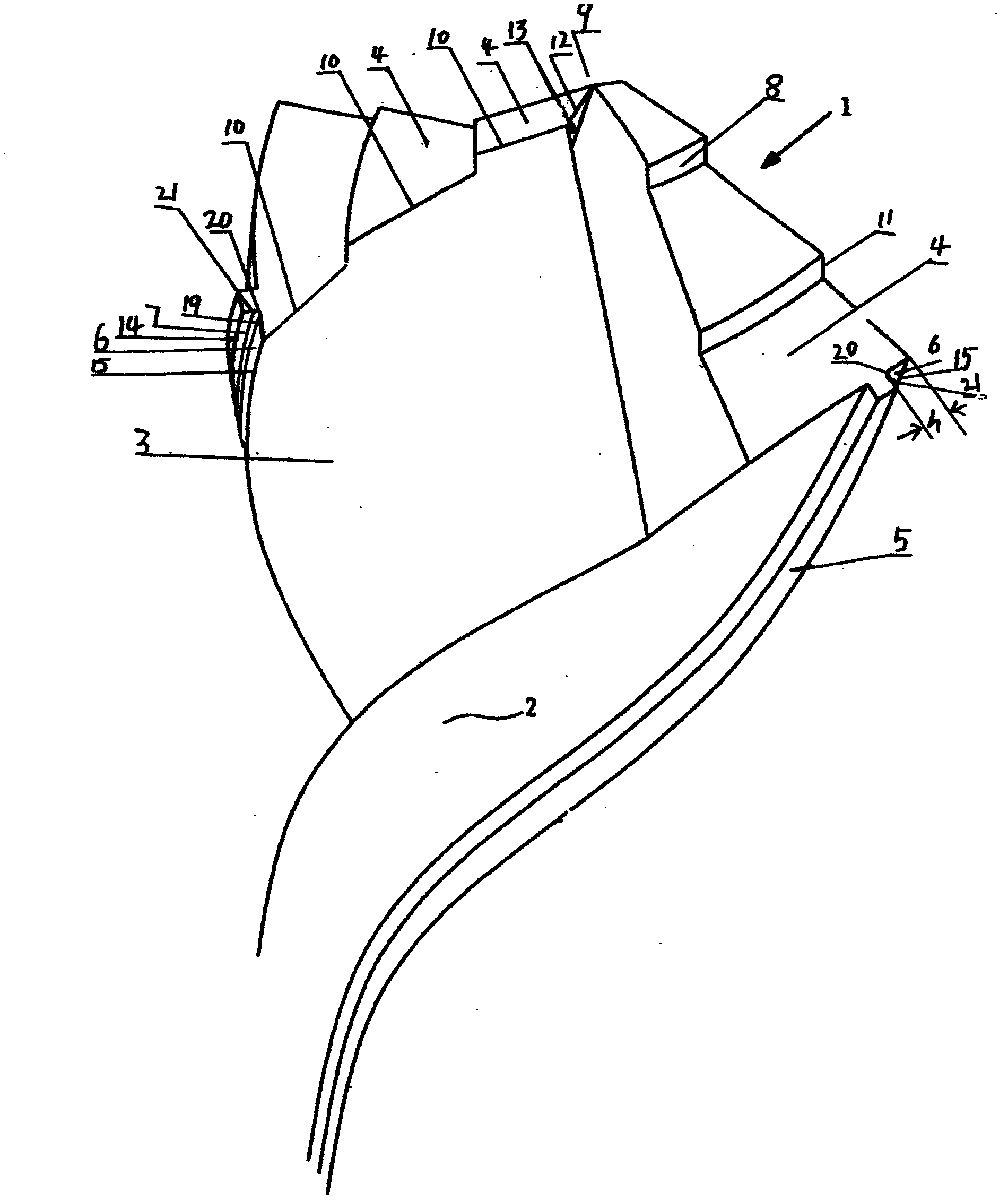 Compound positioning and cutting spiral cutter