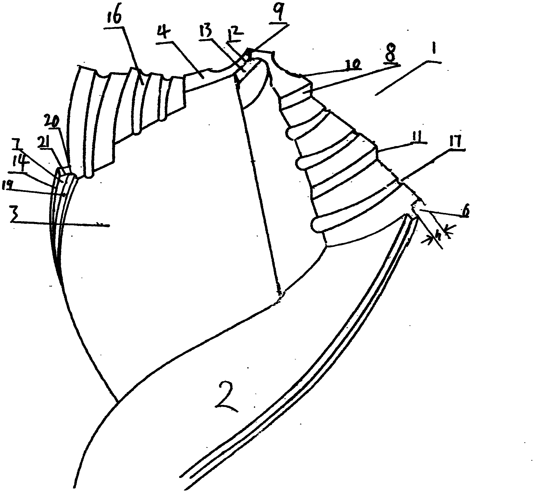 Compound positioning and cutting spiral cutter