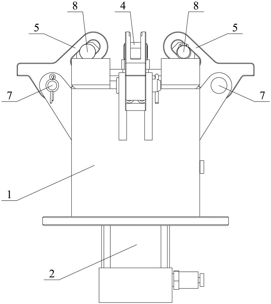 Multi-point synchronous automatic pressing mechanism