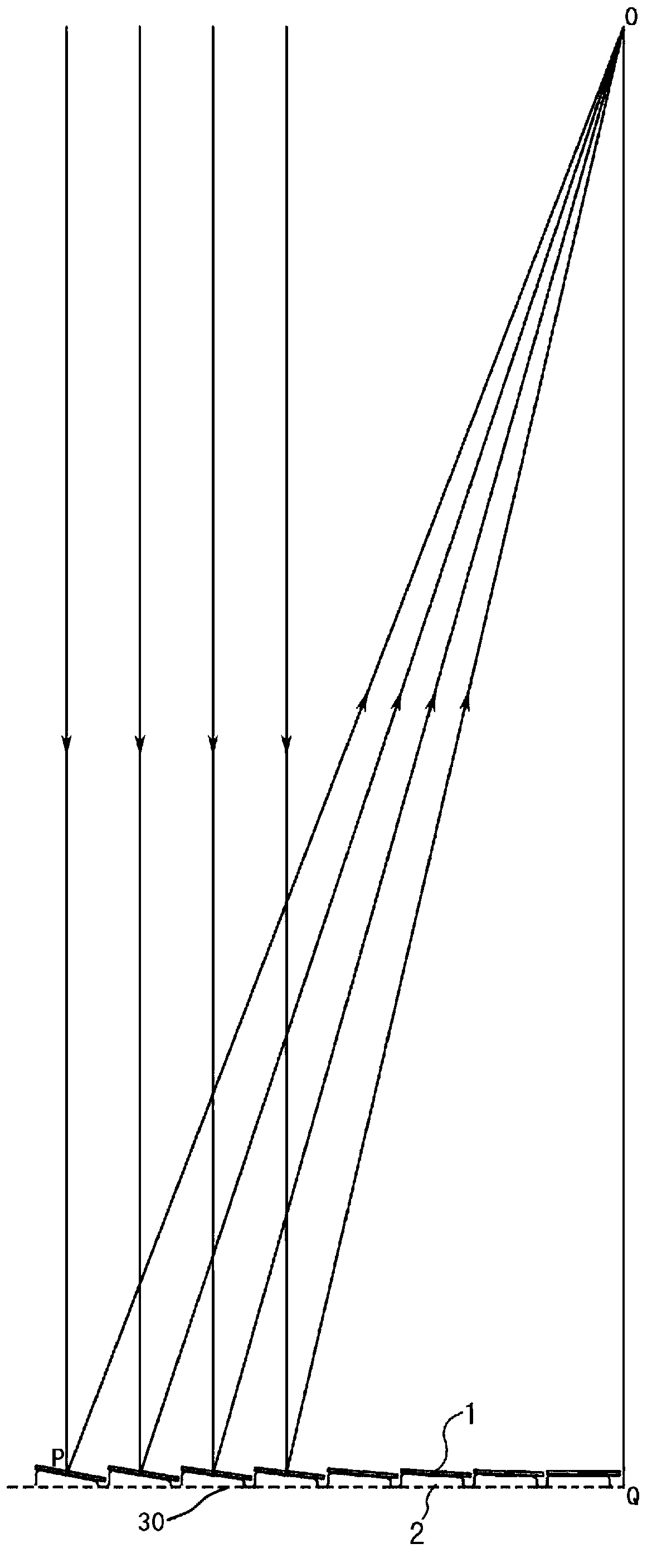 Lens unit array condenser