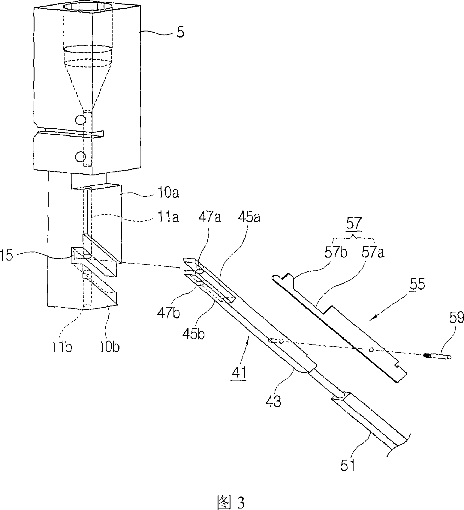 Thread feeding apparatus for an automatic embroidering machine