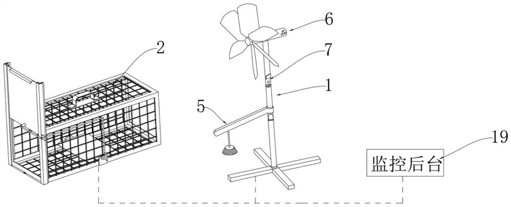 Granary rodent damage monitoring device based on Internet of Things