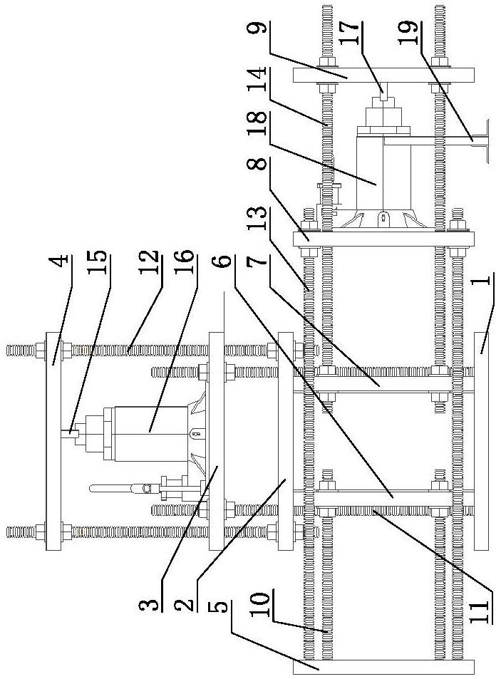 Concrete axis tension self-balancing test device and test method thereof