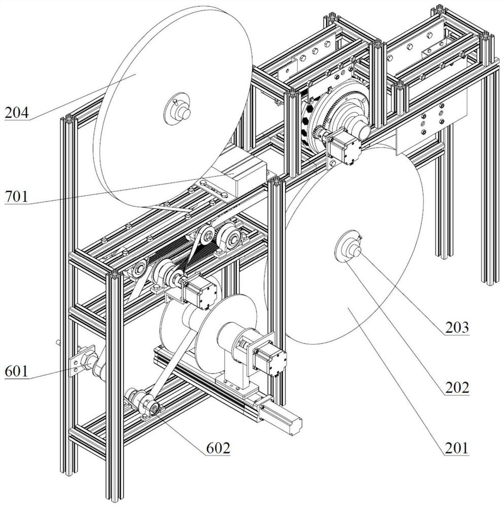 A seed belt preparation device for directional sowing of corn