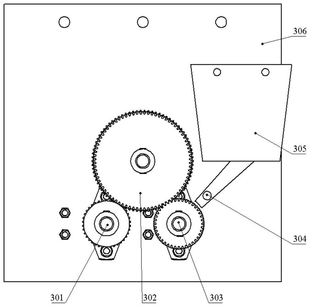 A seed belt preparation device for directional sowing of corn