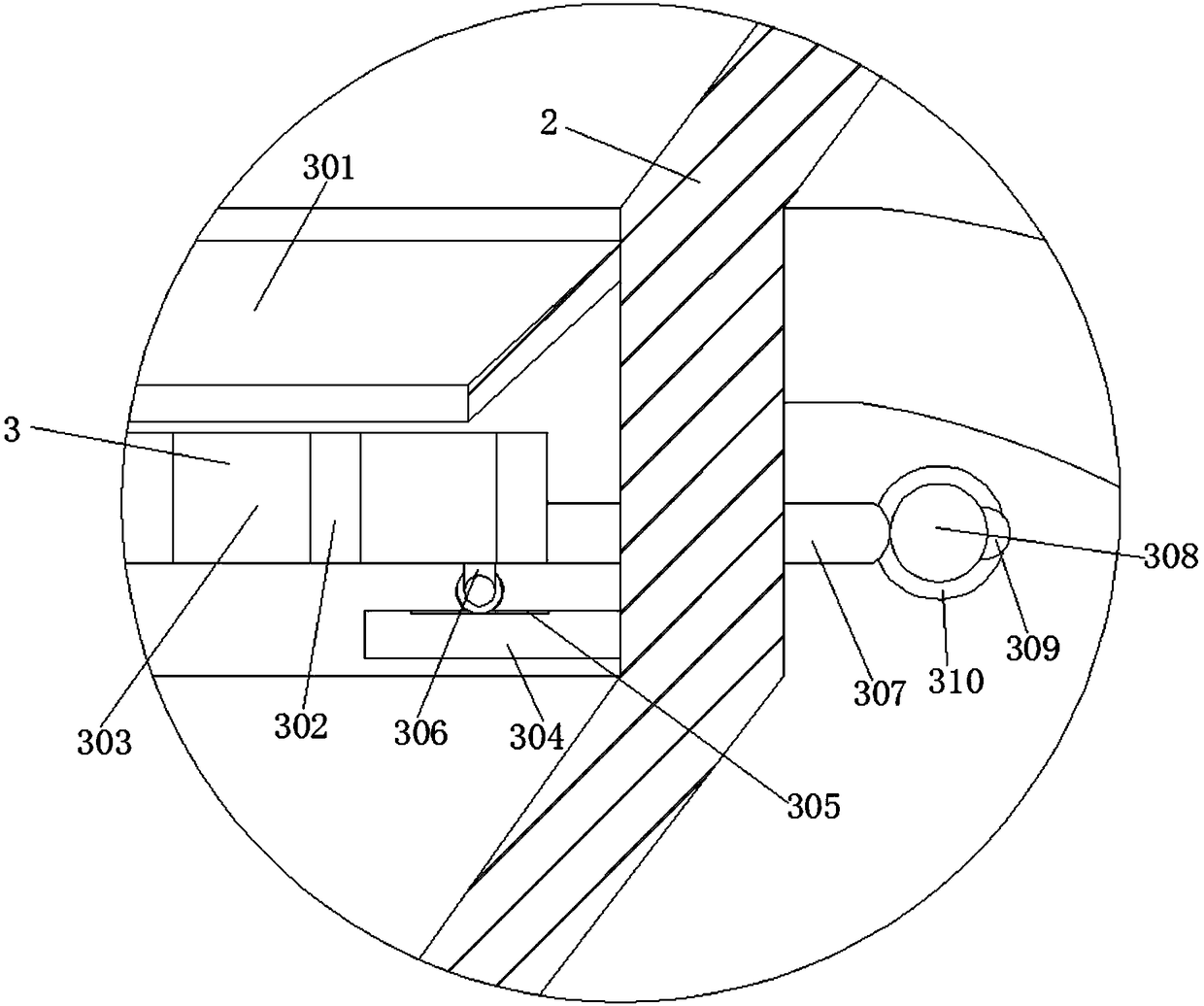 Coat-removing device for coat-removing oil-fried peanut kernels based on bionic kneading