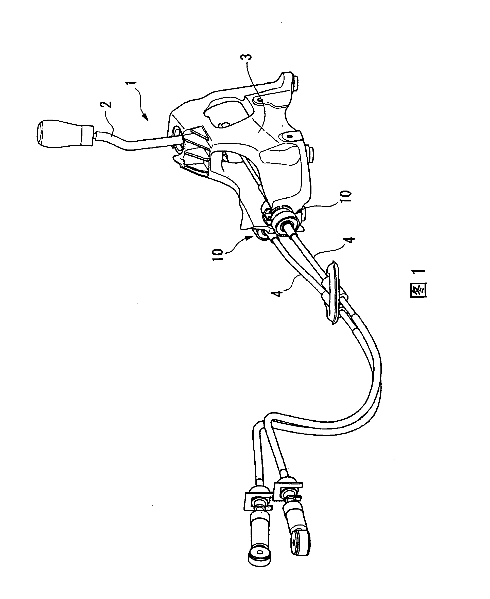 End supporting apparatus for controlling backstay cable