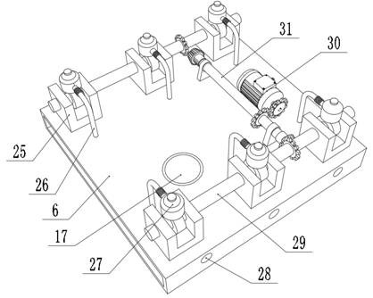 Surface sand blasting device for electric motorcycle accessory production