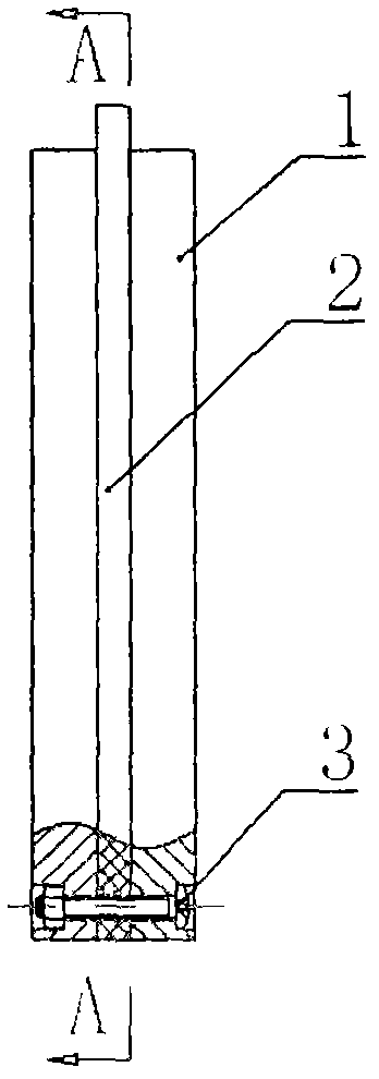 Measuring device for feature parts of feet