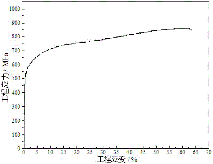 Economical duplex stainless steel sheet and preparation method thereof