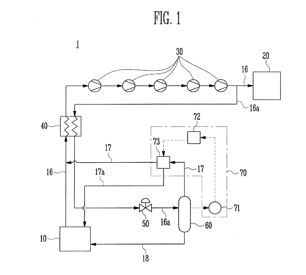 Liquefied gas treatment system