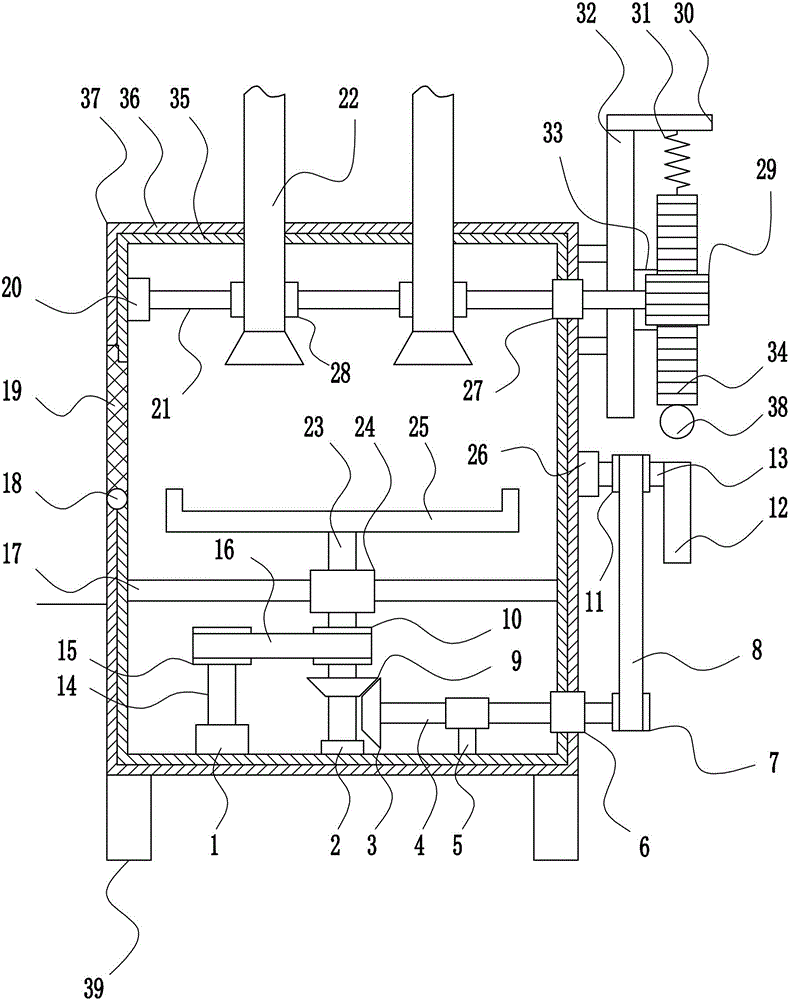 Sintering furnace for preparing nanometer ceramics