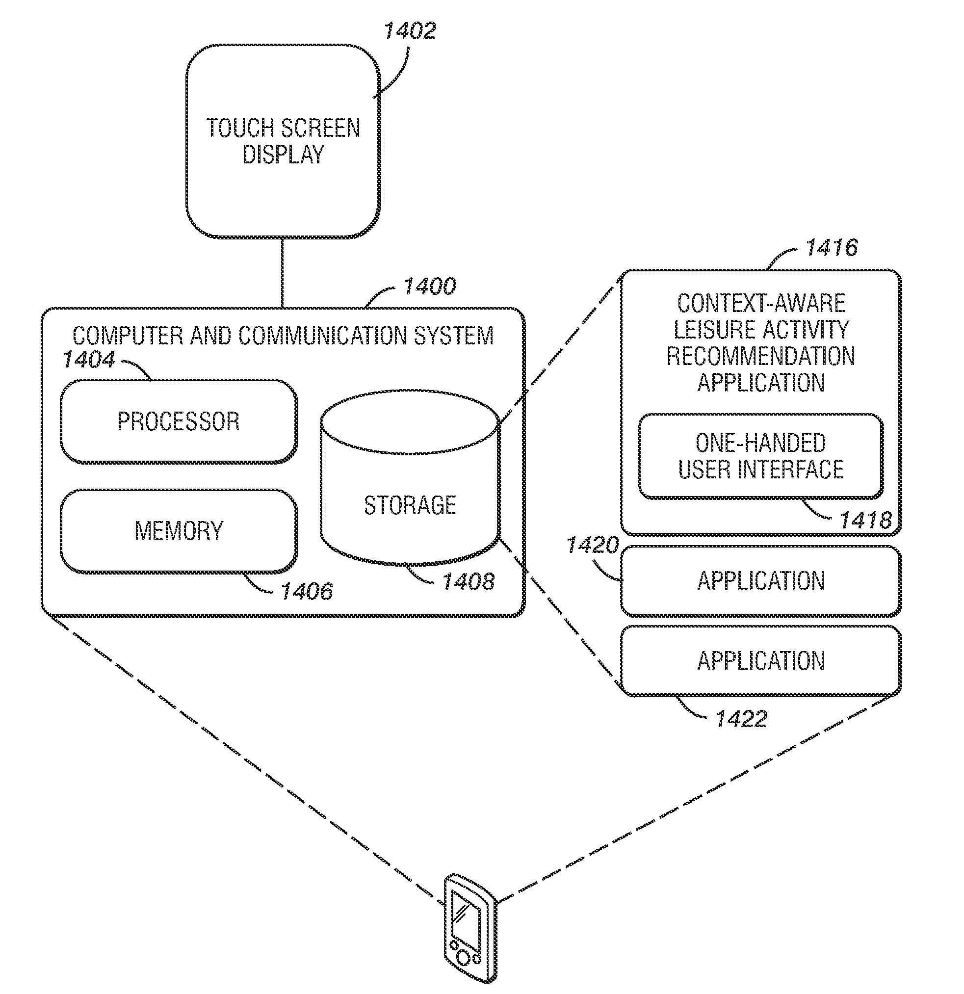 User interface for a context-aware leisure-activity recommendation system