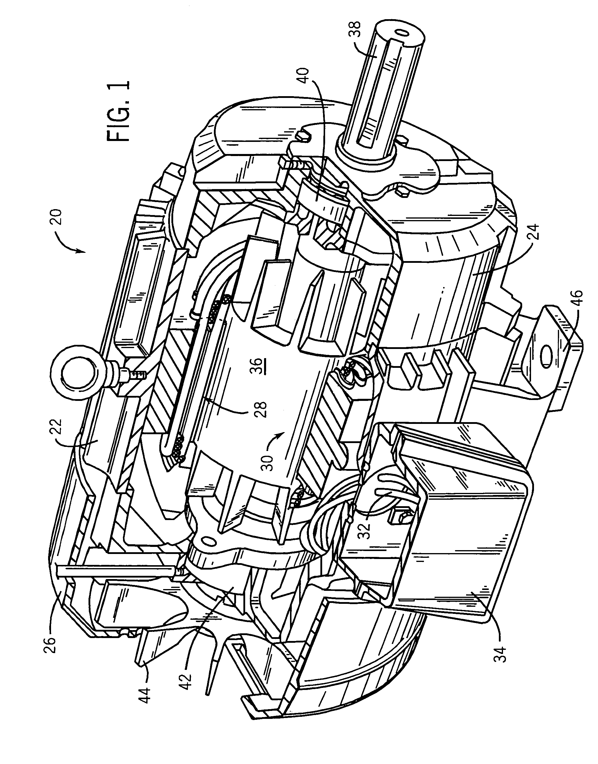 System and method for identifying operational parameters of a motor