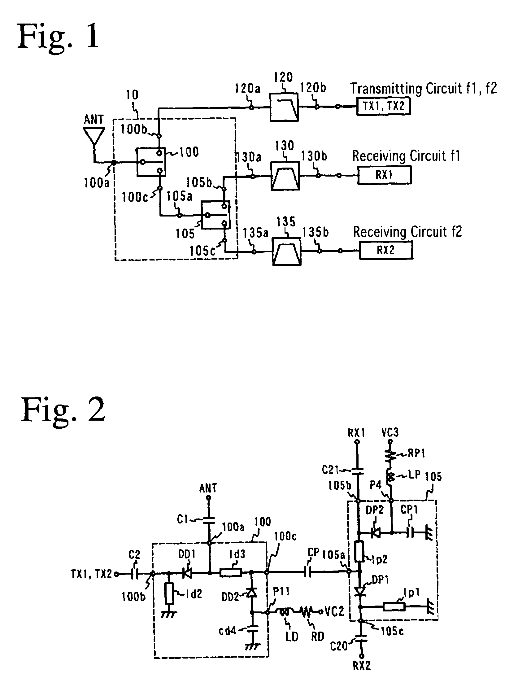 Switch circuit and composite high-frequency part