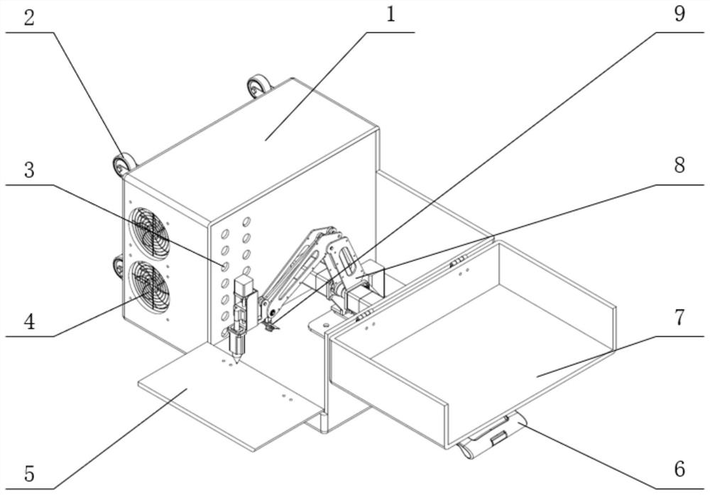 Portable in-vivo biological 3D printing system