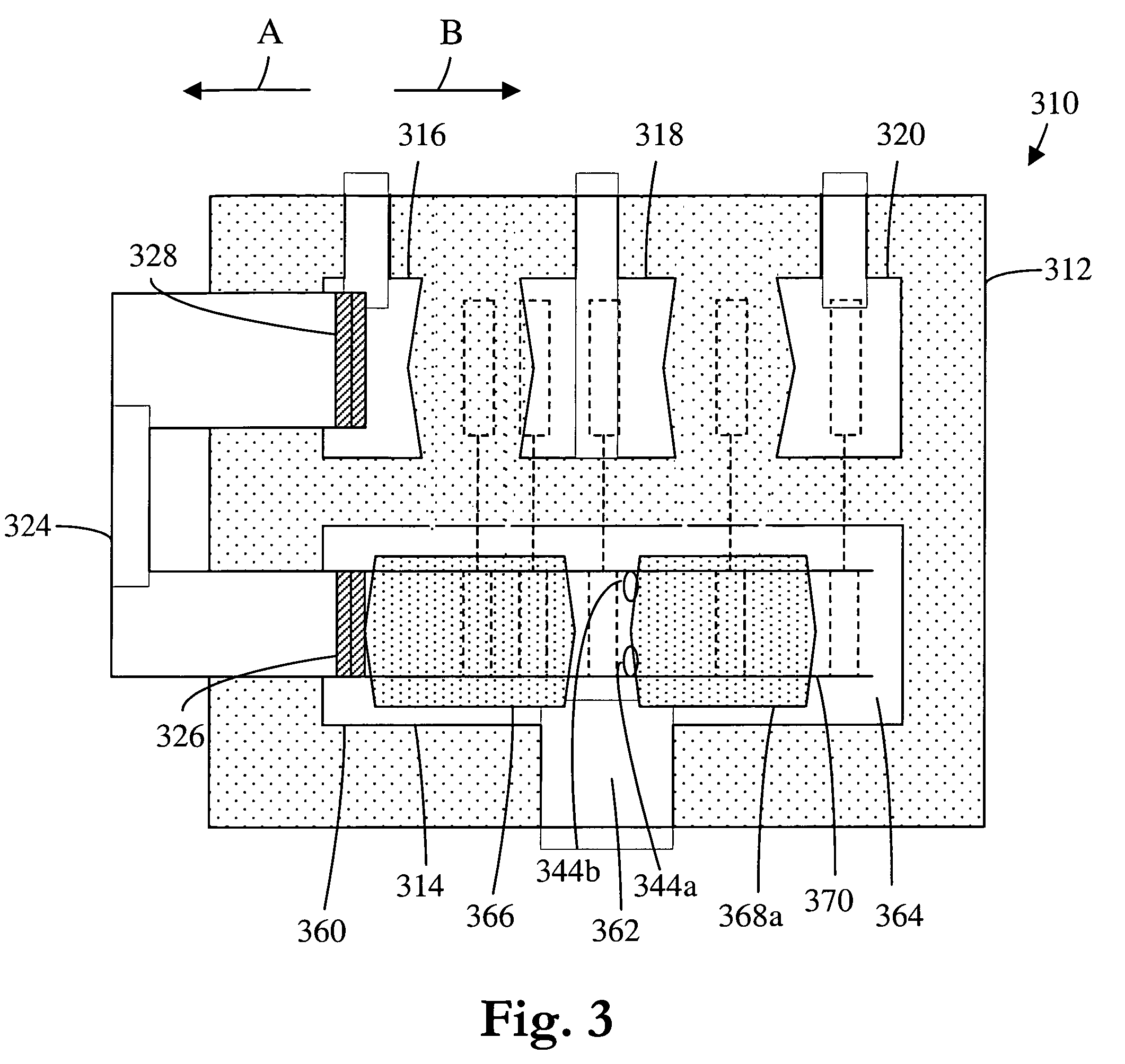 Contact structures for sliding switches