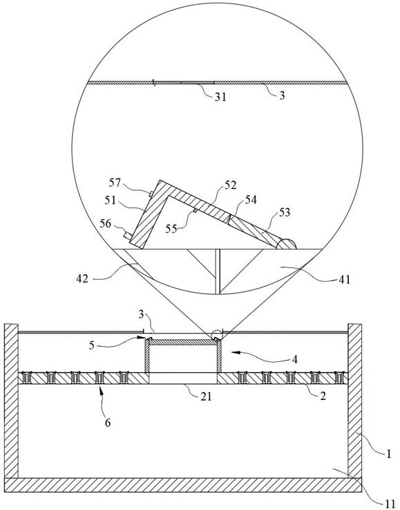 A fire-proof and explosion-proof floating plate and fire-proof method