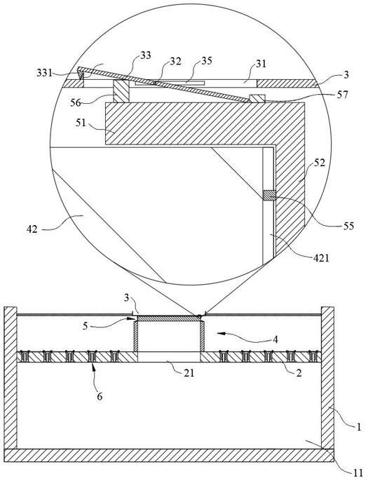 A fire-proof and explosion-proof floating plate and fire-proof method