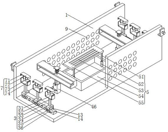 Bus duct with good heat dissipation effect