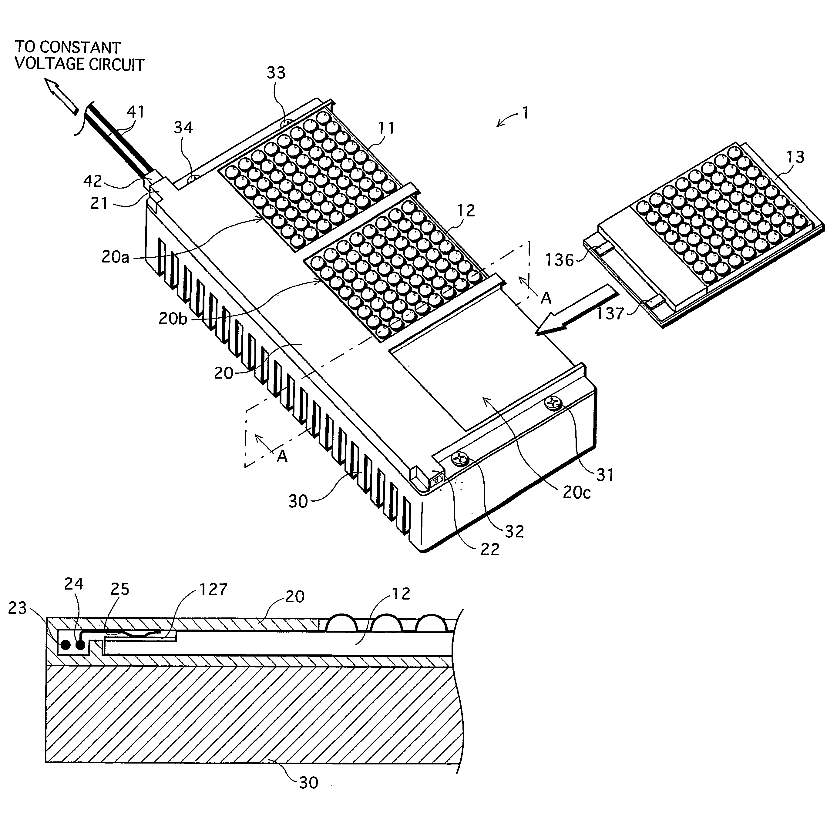 Multichip led lighting device