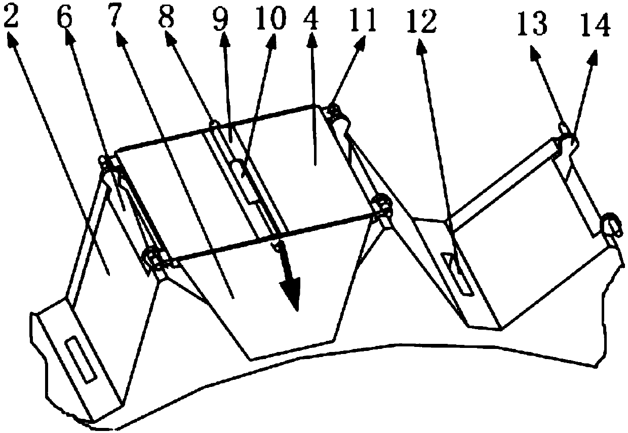 An anti-winding crawler drive wheel with track blocks