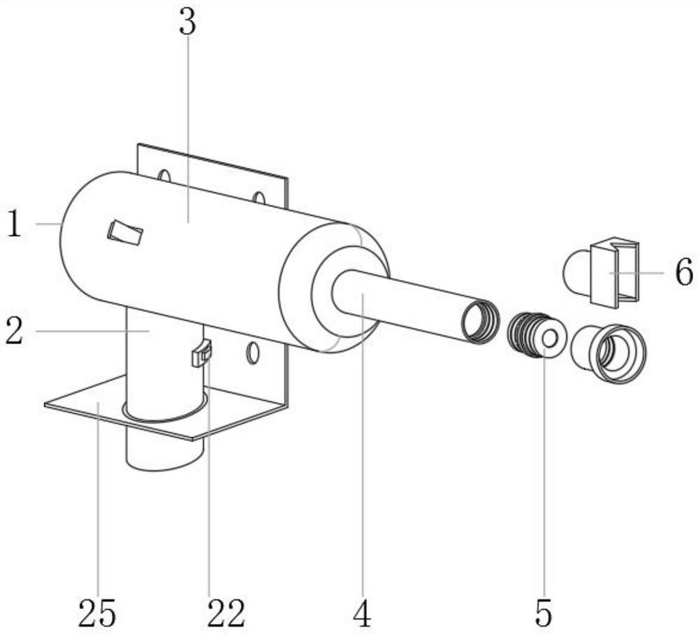 Hydrogen leakage monitoring device for hydrogen-oxygen fuel cell