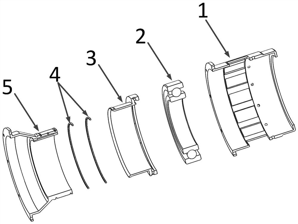 Squirrel-cage squeeze film damper