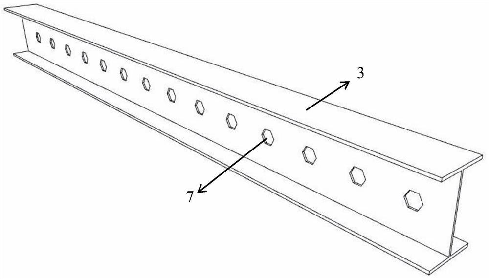 A prefabricated prestressed concrete composite beam with cast-in-place conical connectors and its construction method