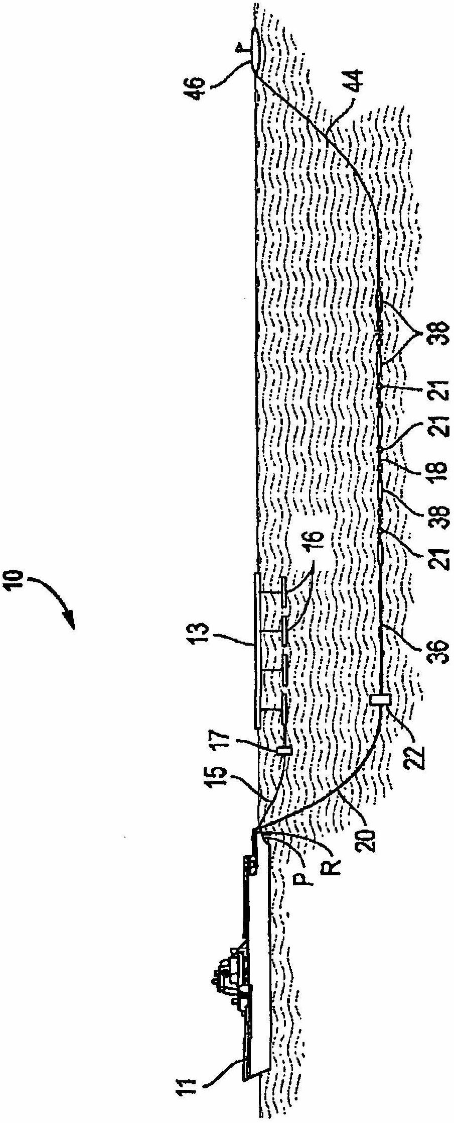 Offshore earthquake measurement method and system