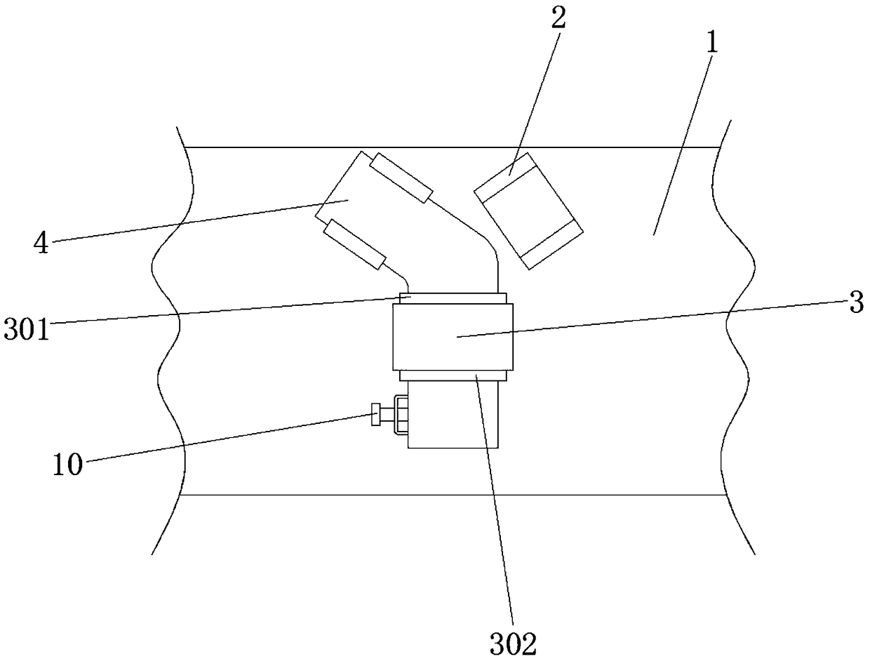 Trans-nasal trachea cannula fixing device special for child