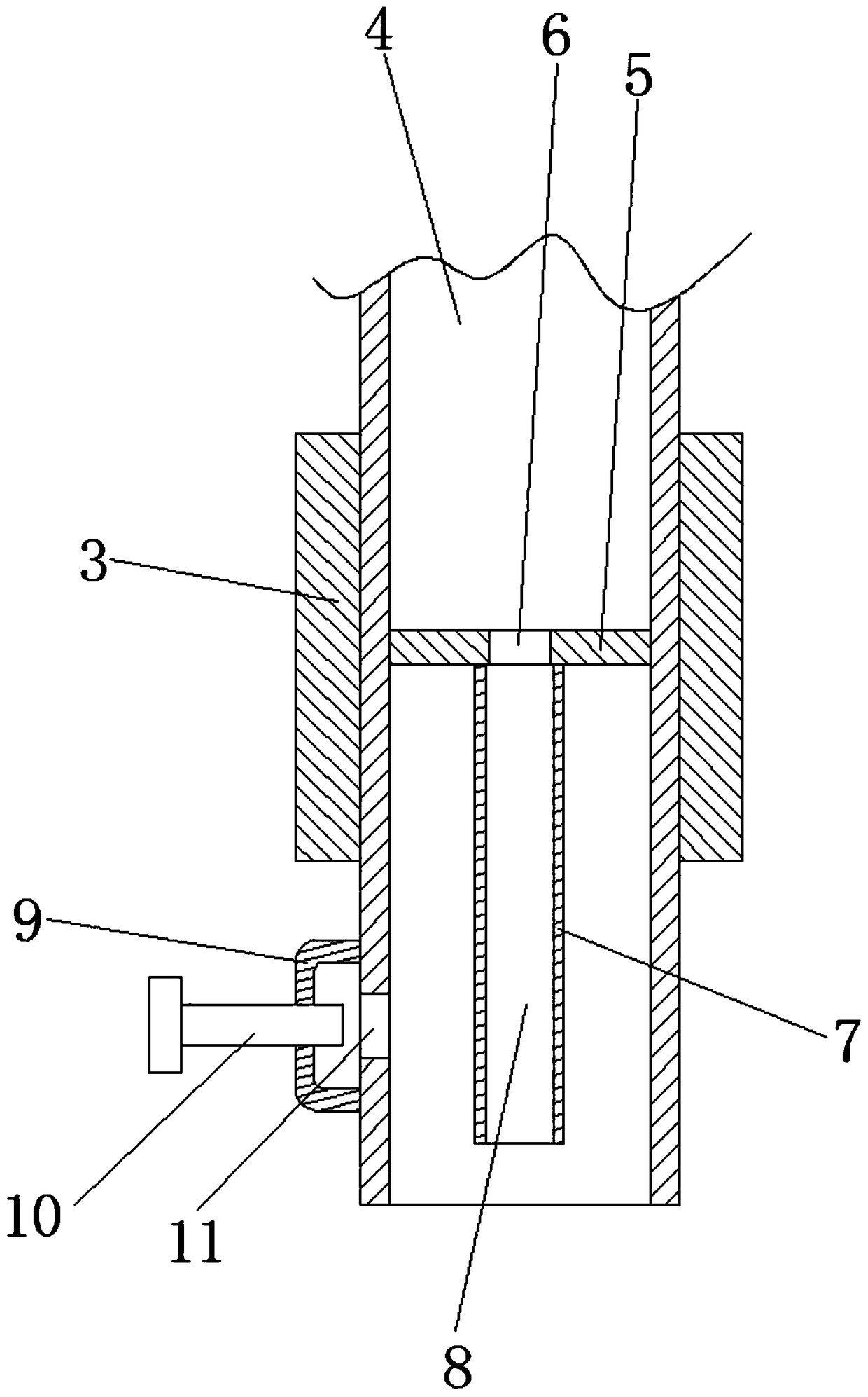 Trans-nasal trachea cannula fixing device special for child