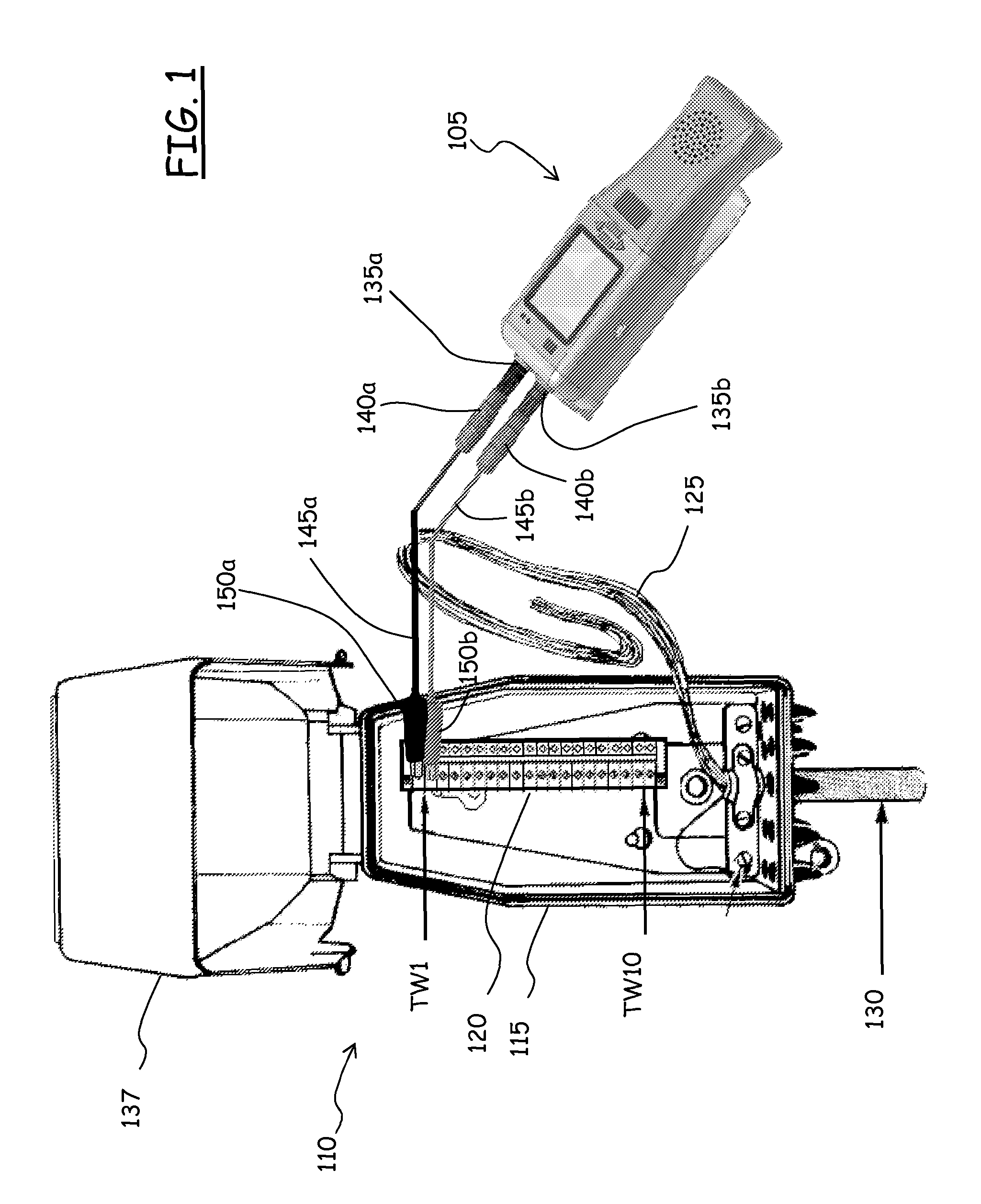 Tool for testing distribution cabinets of a telephone network