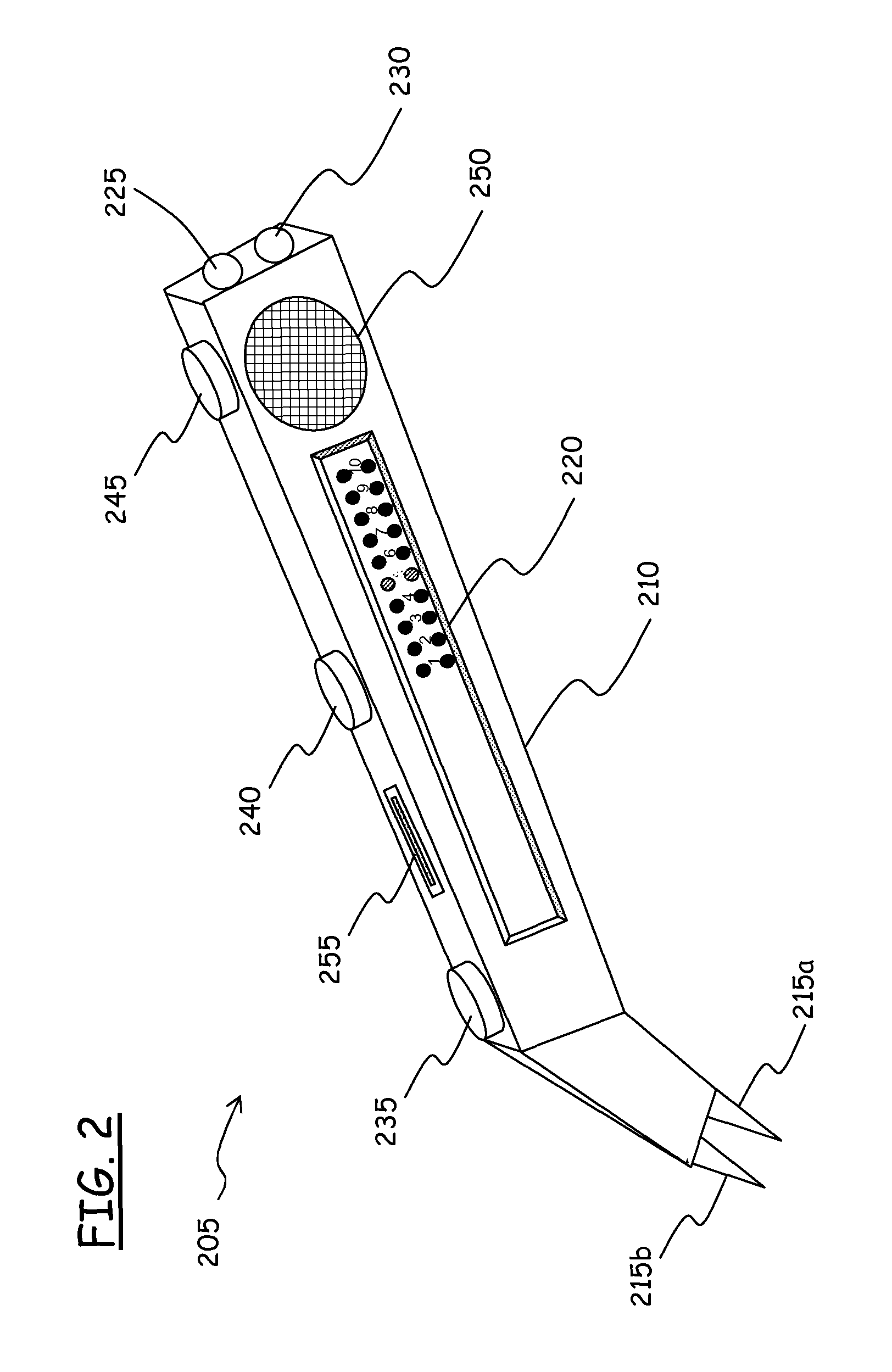 Tool for testing distribution cabinets of a telephone network