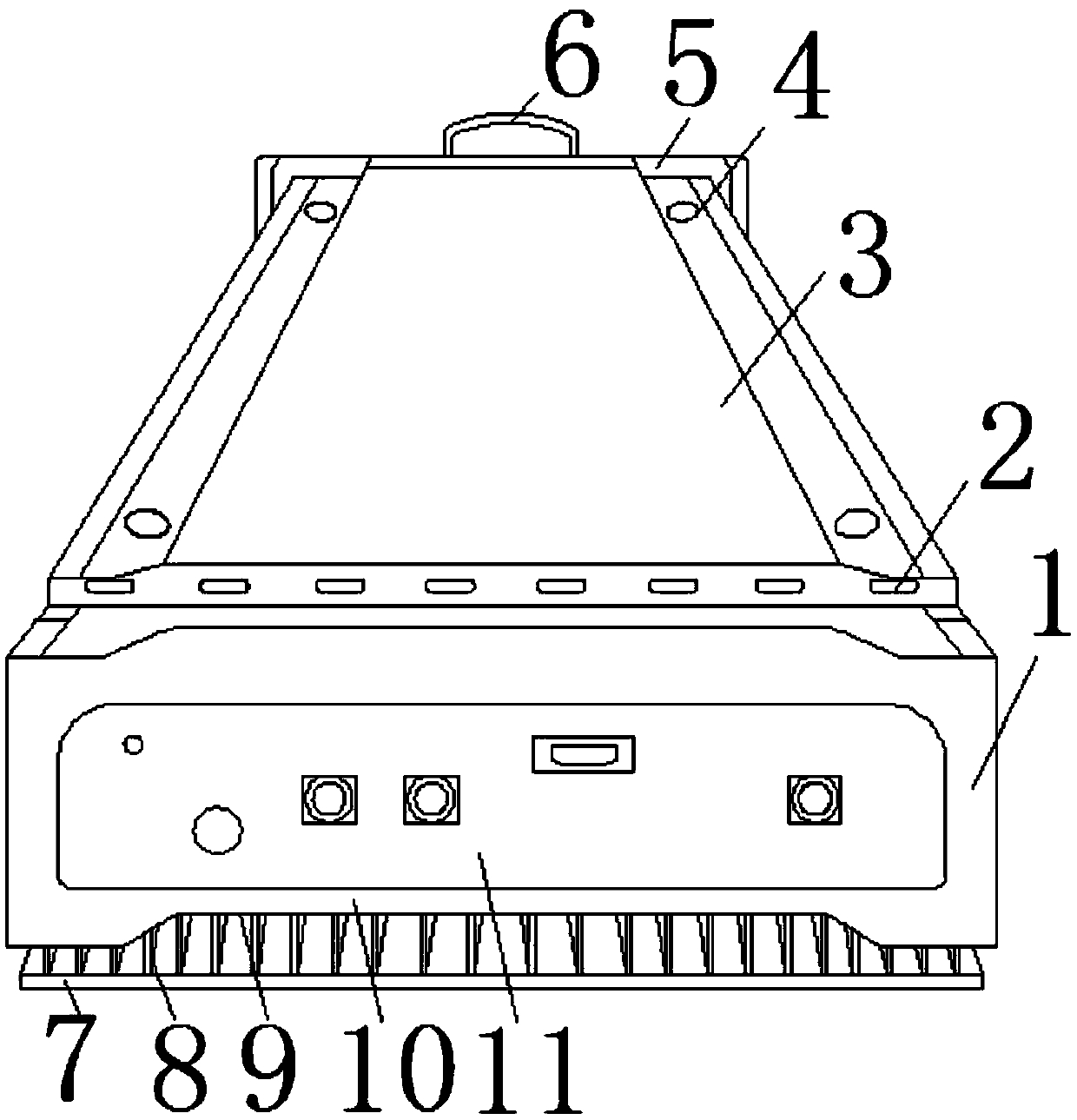 Minitype wireless repeater with good radiating effect