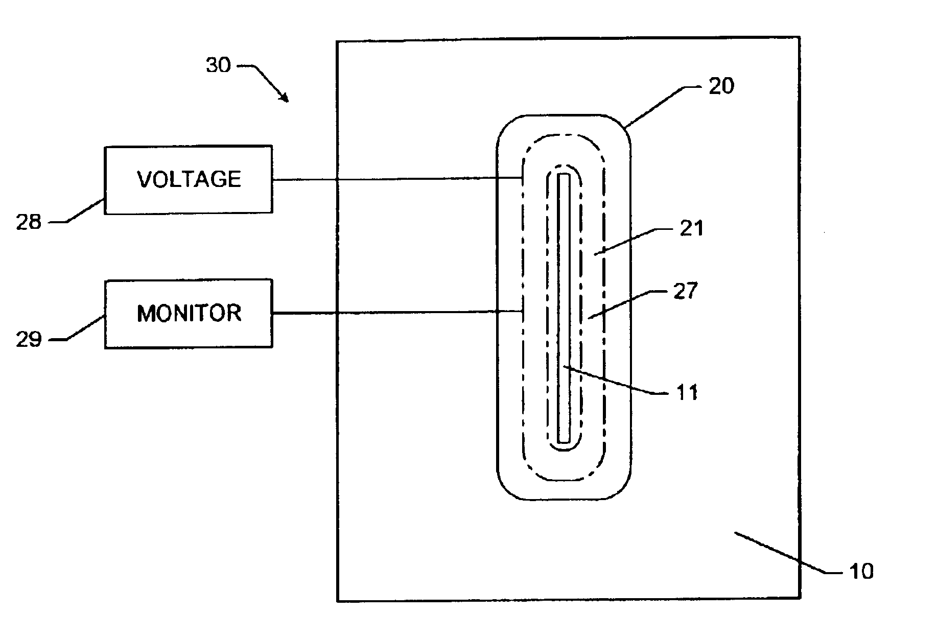 System to detect user entry into a defined danger zone