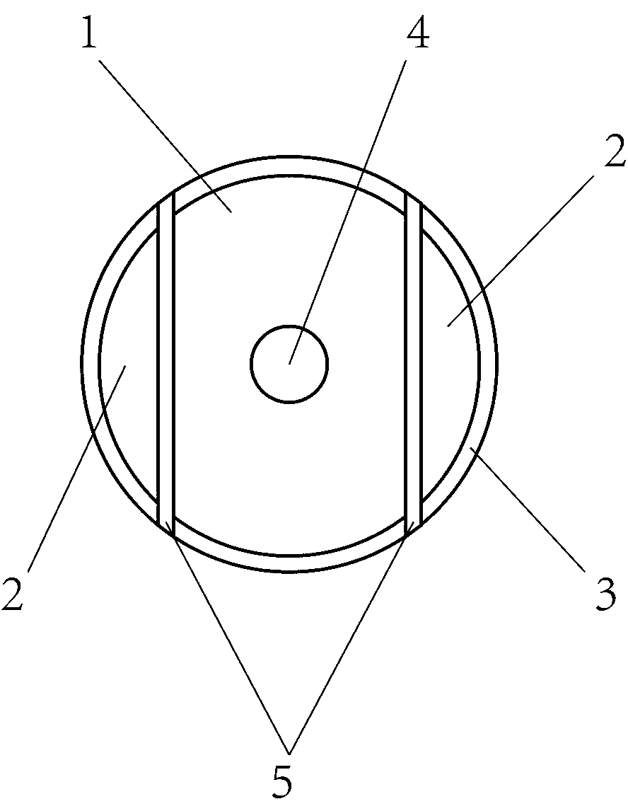 Anti-overflowing pot cover with butterfly deformation function