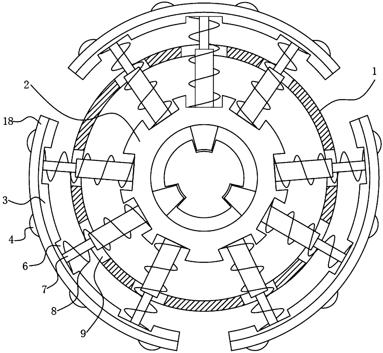 Robot anti-collision device