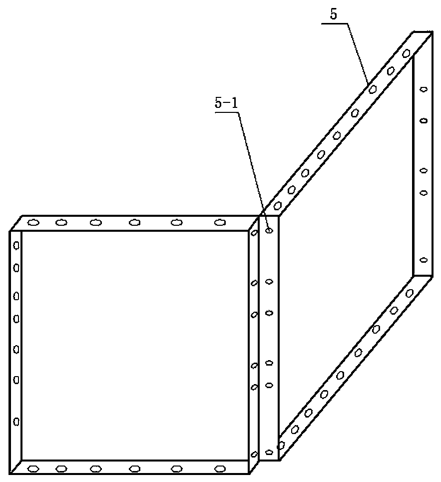 Electric transmission line iron stand foundation and construction method