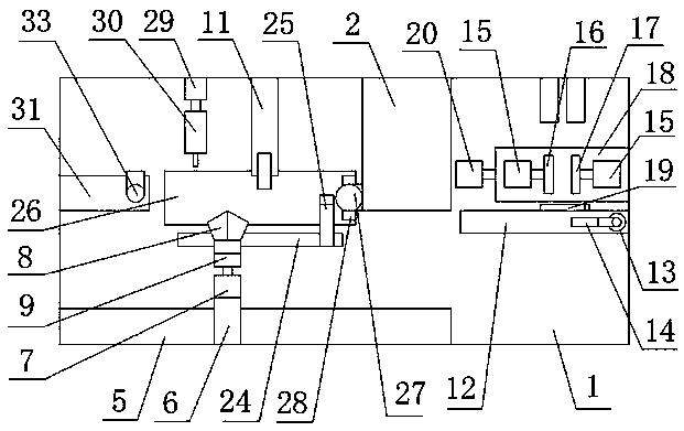 Full-automatic umbrella belt processing device