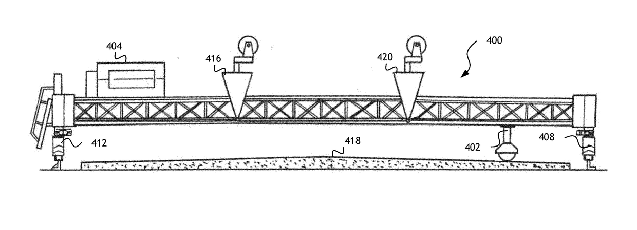 Bridge paving device