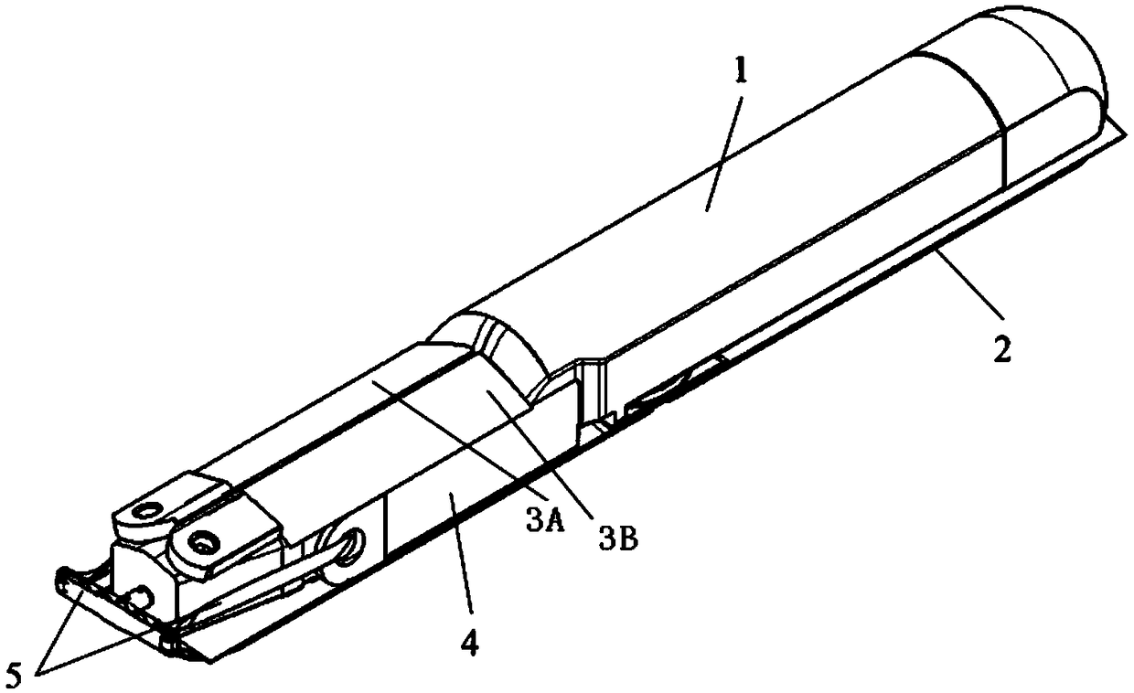 Cylinder type launch folding wing unmanned aerial vehicle and launch method thereof