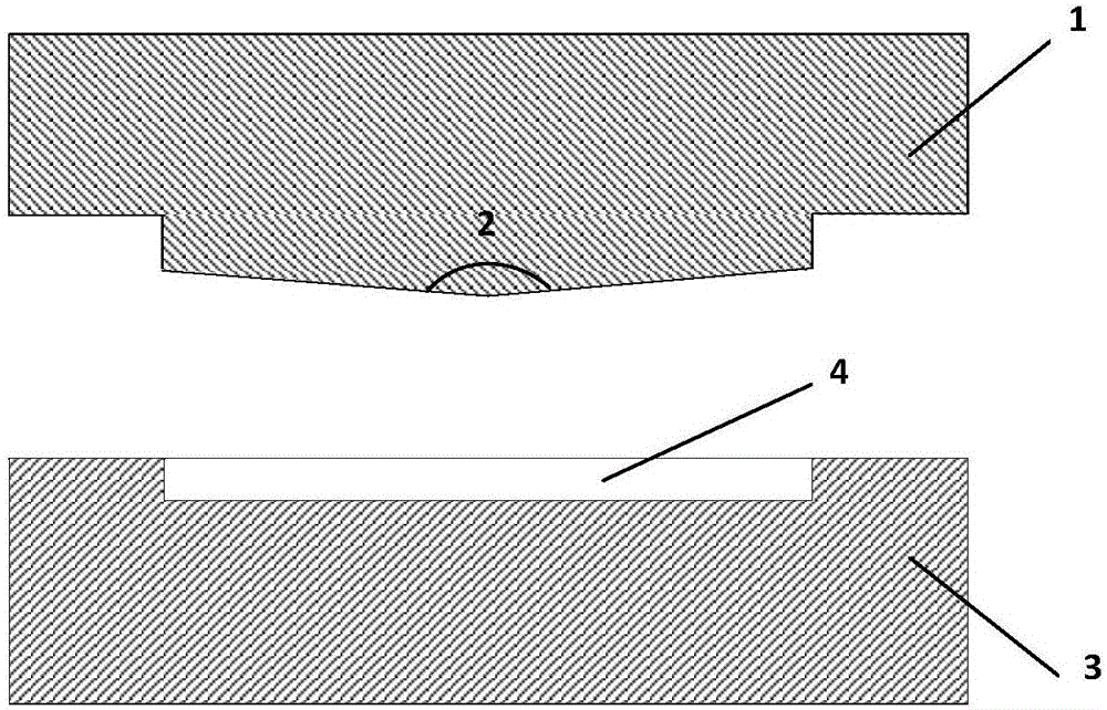 Rotary forging forming method for metal circular plate