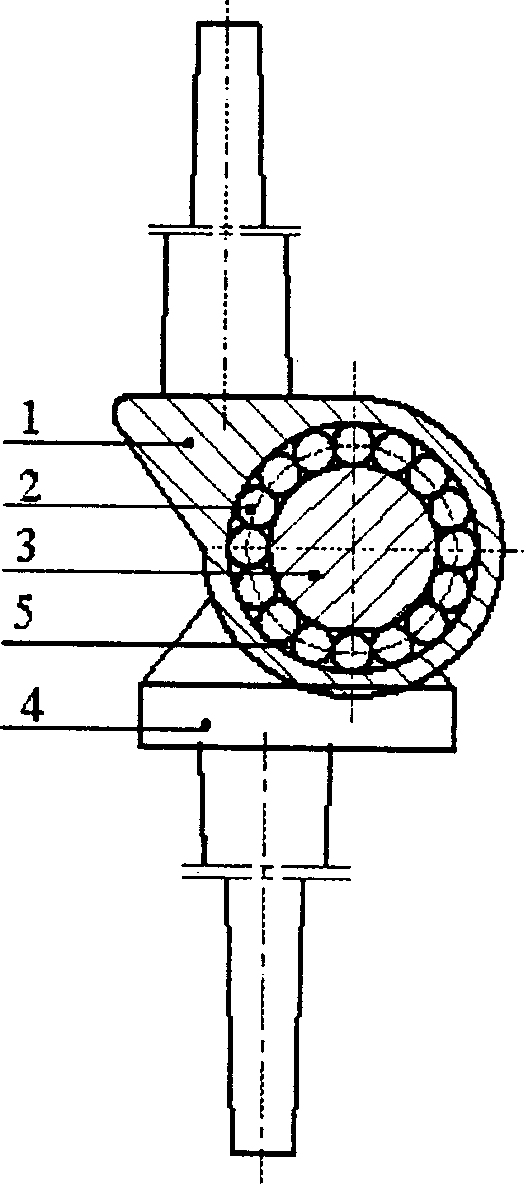 Rolling artificial knee joint