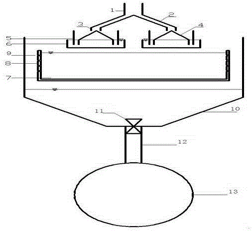 Purifying power generation system of floor sewage