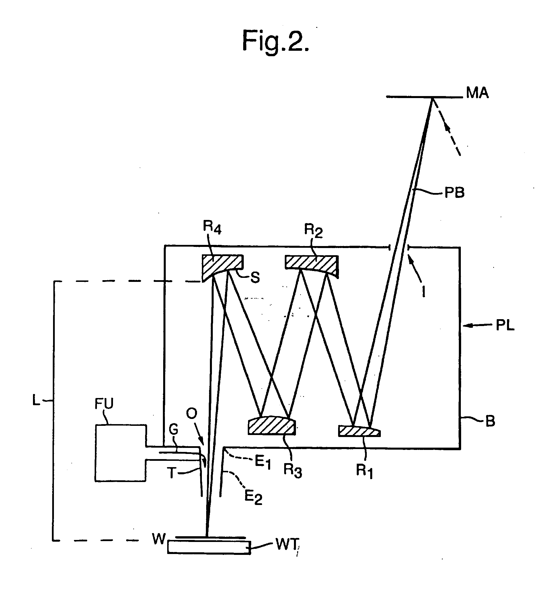 Lithographic projection apparatus, device manufacturing method and device manufactured thereby