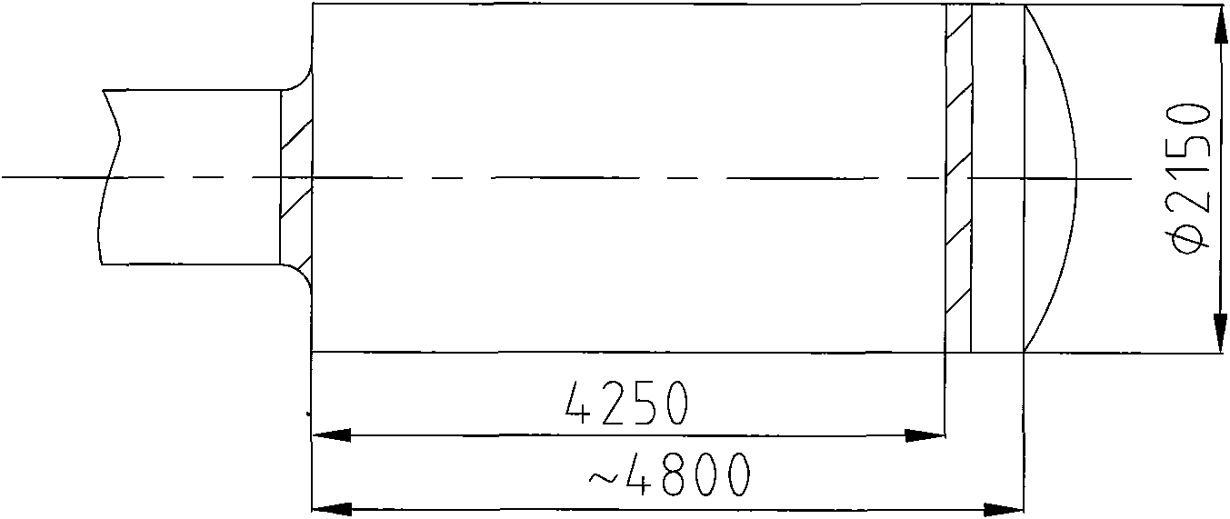 Forging method of conical cylinder body of nuclear power equipment