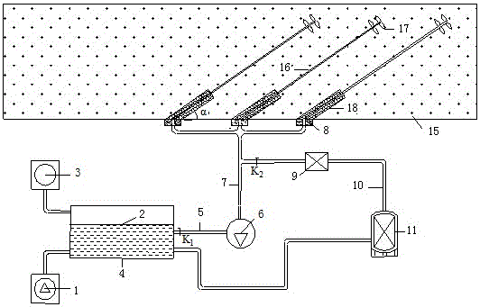 A method for liquid nitrogen low-temperature pre-cracking coal mine thick, hard and difficult-to-break roof