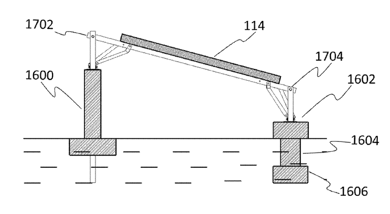 Corded lattice based floating photovoltaic solar field with independently floating solar modules