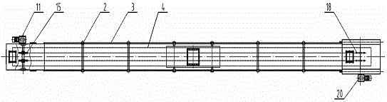 Bidirectional trough type conveyor